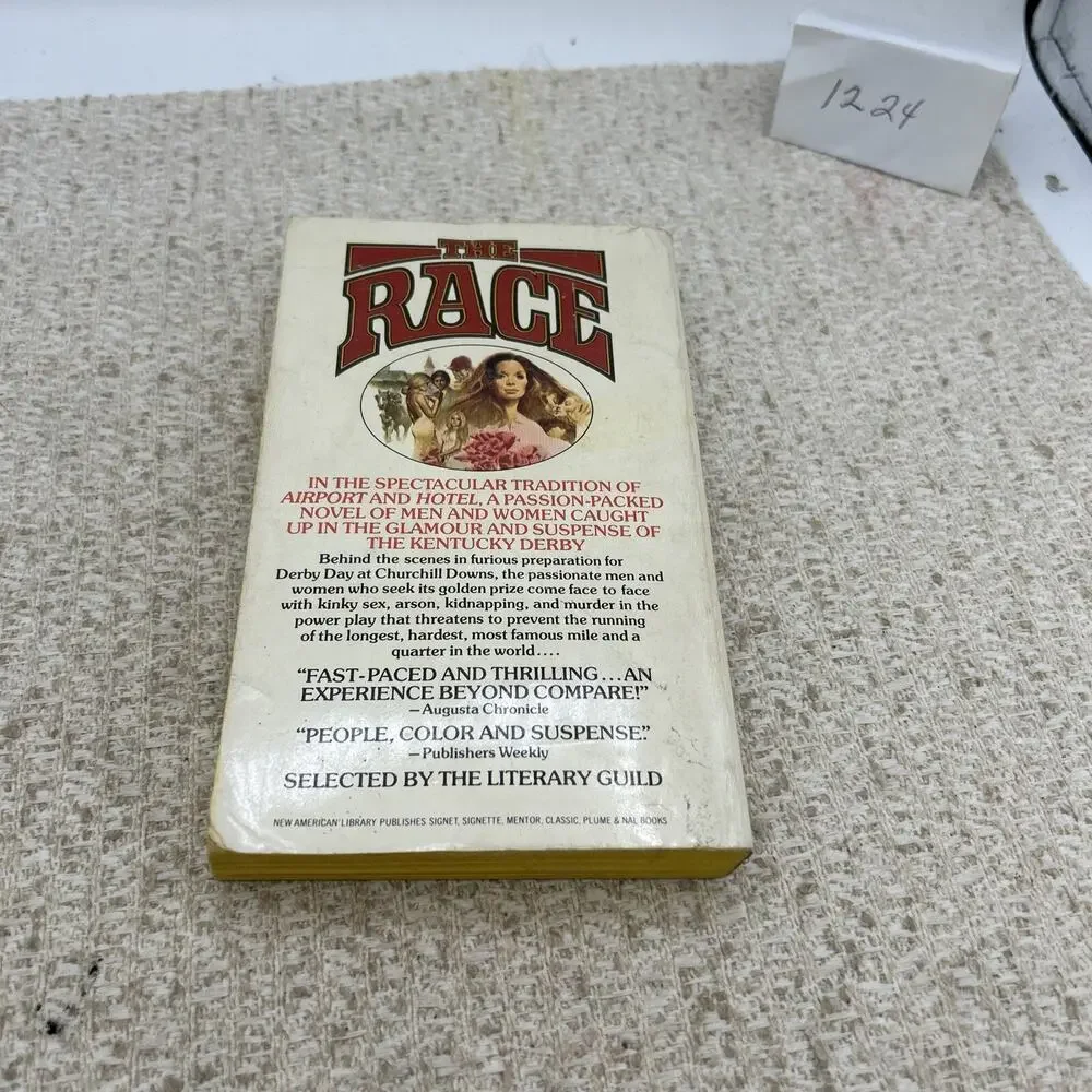The Race by Eunice Walkup and Oscar Otis Paperback Signet Romance Adult 1973